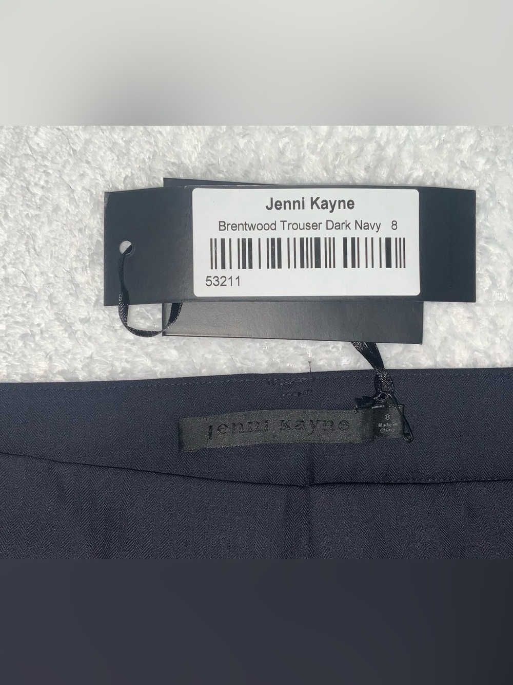Jenni Kayne Brentwood Dark Navy Trouser - Picture 7 of 11